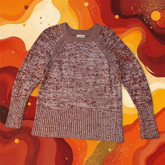 Universal Thread Red & White Crew Neck Knit Sweater - Picture 7 of 7